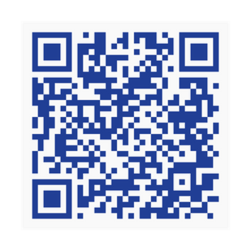 QR code for Elizabeth's ActBlue donation page. Aligned to the right side of the page. Direct link in paragraph that follows.